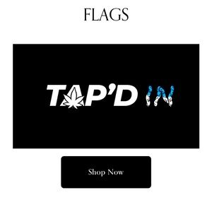 Tap’d in lifestyle brand flag